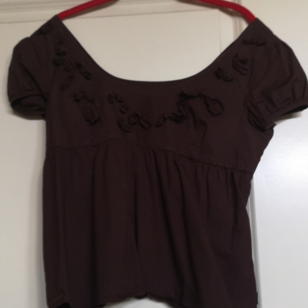 Brown blouse